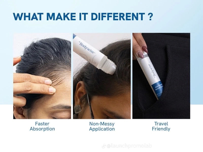 Be-Body.wide 3% Rosemary Hair Growth Serum – Stimulates Hair Regrowth, Strengthens Roots & Reduces Hair Fall (25 ml)